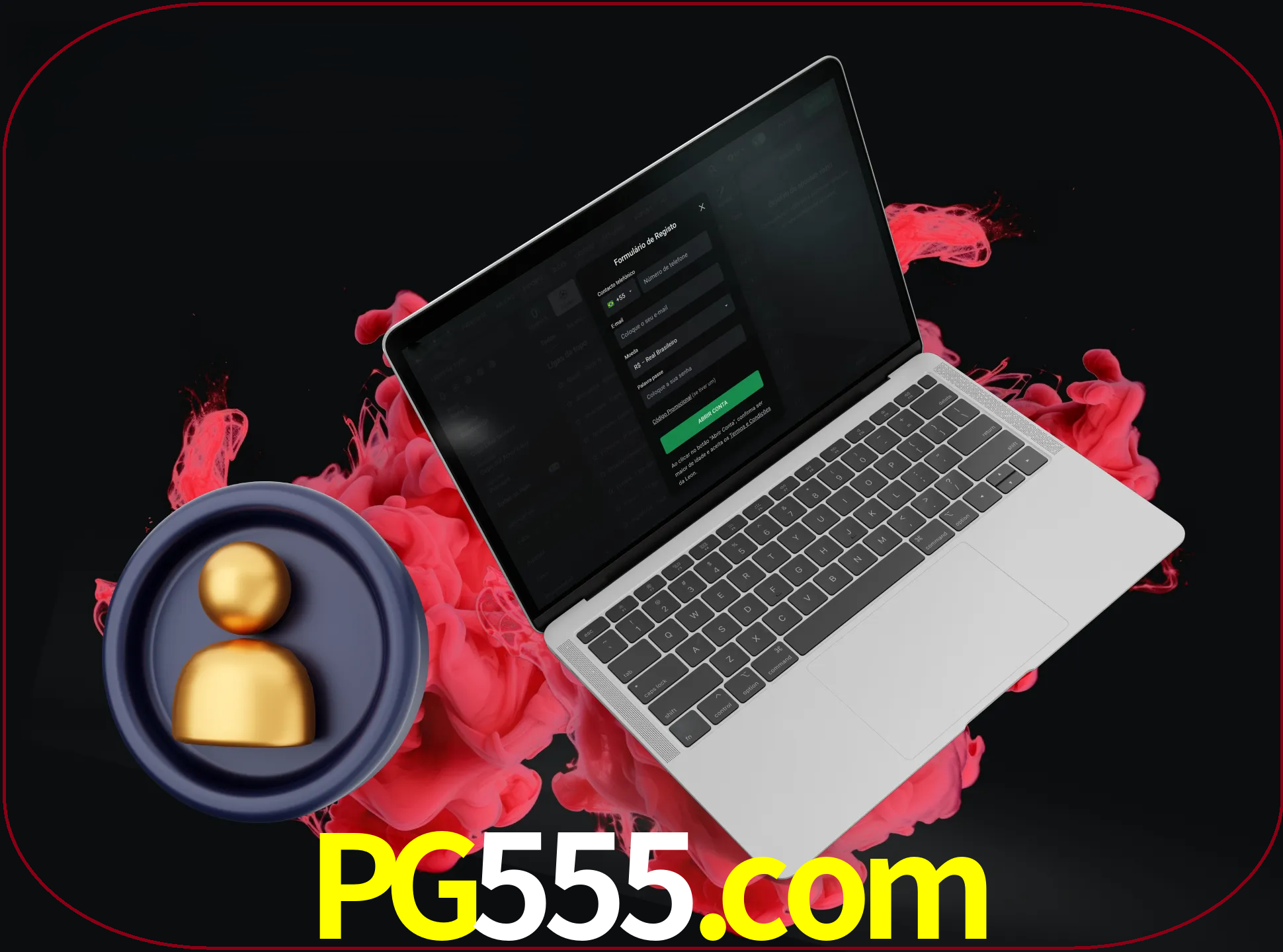 No cabeçalho do site pg555, clique no botão que o levará a um formulário especial onde terá de introduzir as suas informações actuais.
