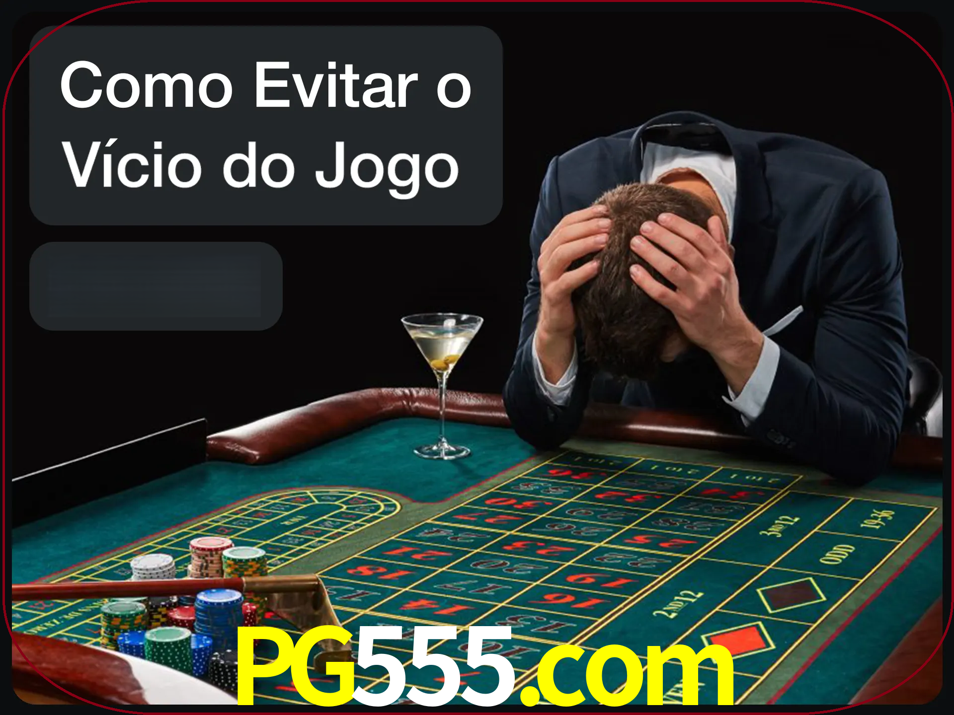 Você é responsável por cada uma de suas apostas.